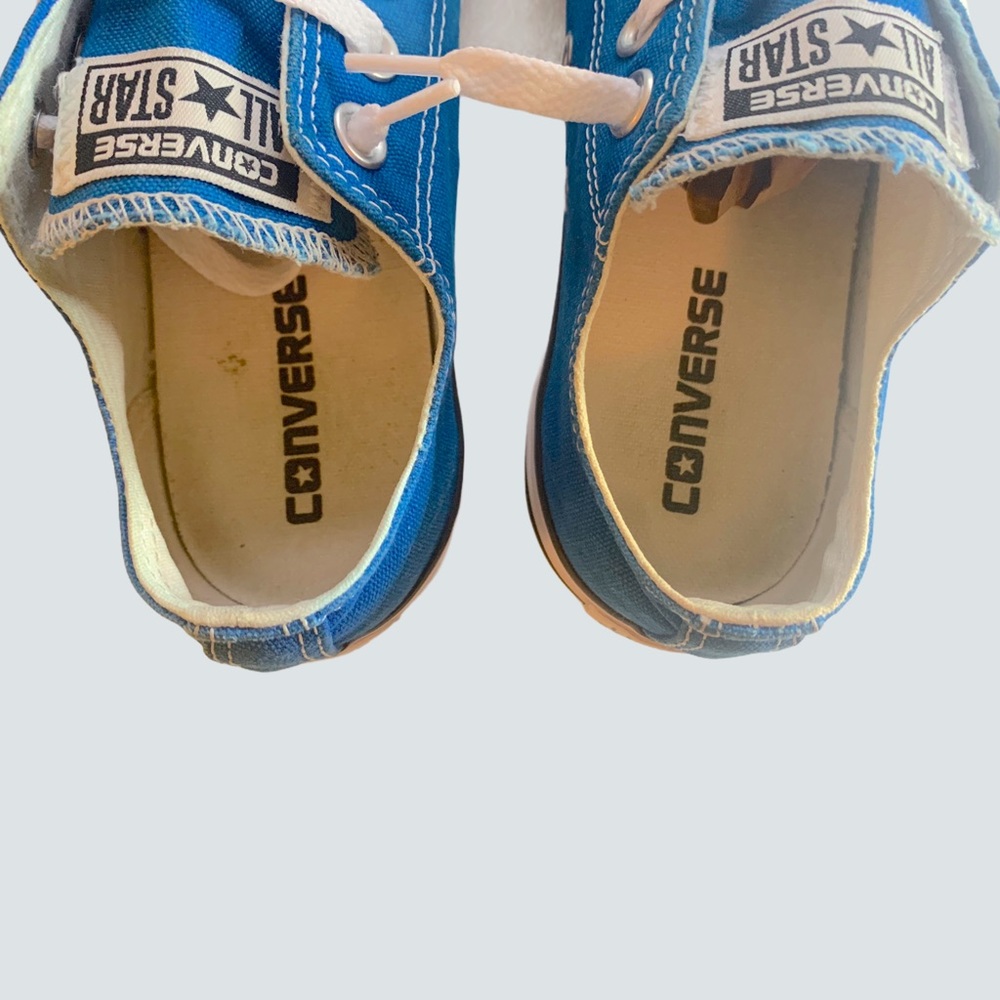 Unisex Cerulean Blue & White Converse | 5.5 + 7.5 - Picture 8 of 15